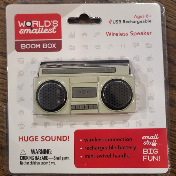 Paper Source Other - World's Smallest Boom Box Wireless Speaker